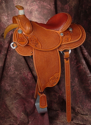 Whitney Roper Saddle - available from Grizzly Saddlery Inc. Great Falls, Montana